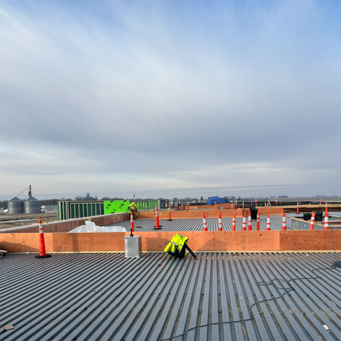 Prepping Roof Deck for Roof Insulation Membrane