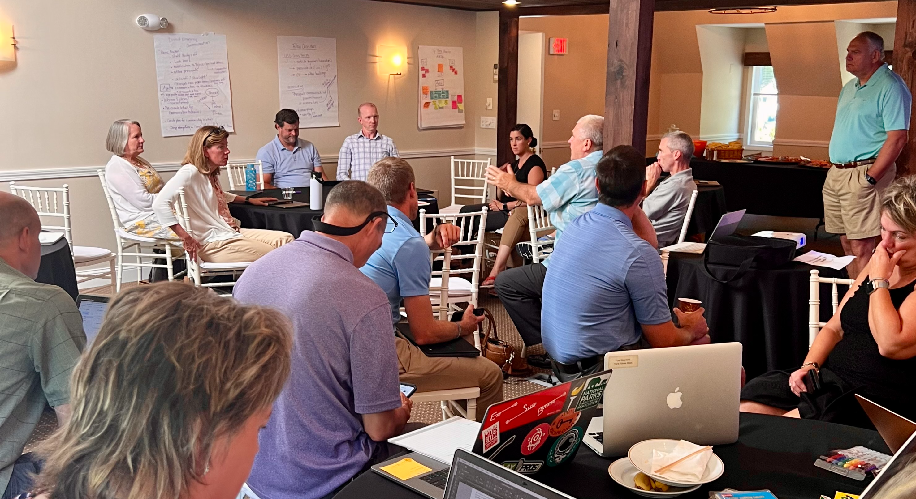 YSD Administrators retreat during the summer to plan for the coming year.
