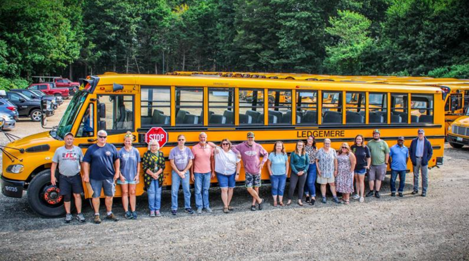 Ledgemere drivers and staff for York Schools. 