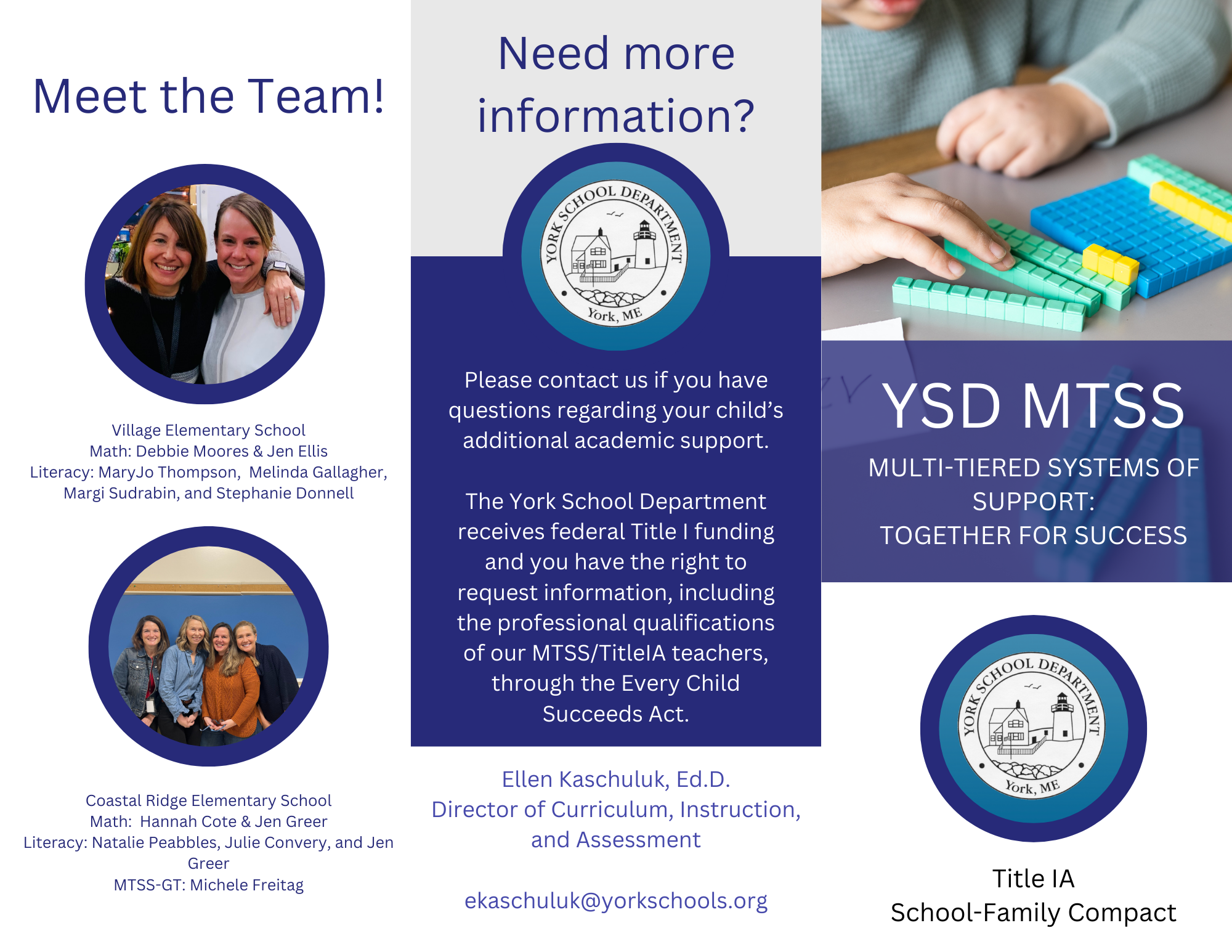 MTSS Brochure Page 1