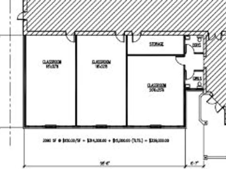 architectural blueprint of a building