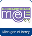 michigan library with bigh letter for M E L folowed by the word org