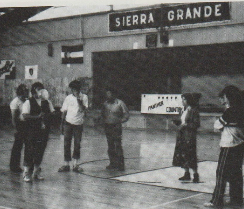 Students in the gym