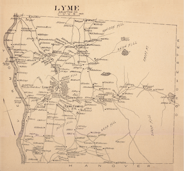 Map of Lyme