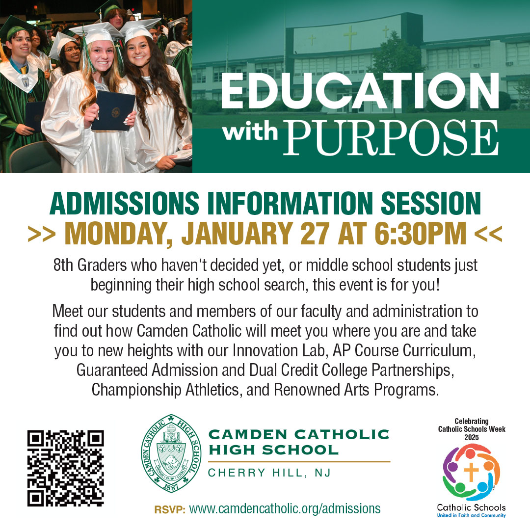 camden catholic admissions information session