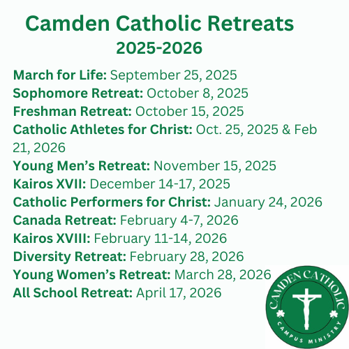 camden catholic retreats 24-25