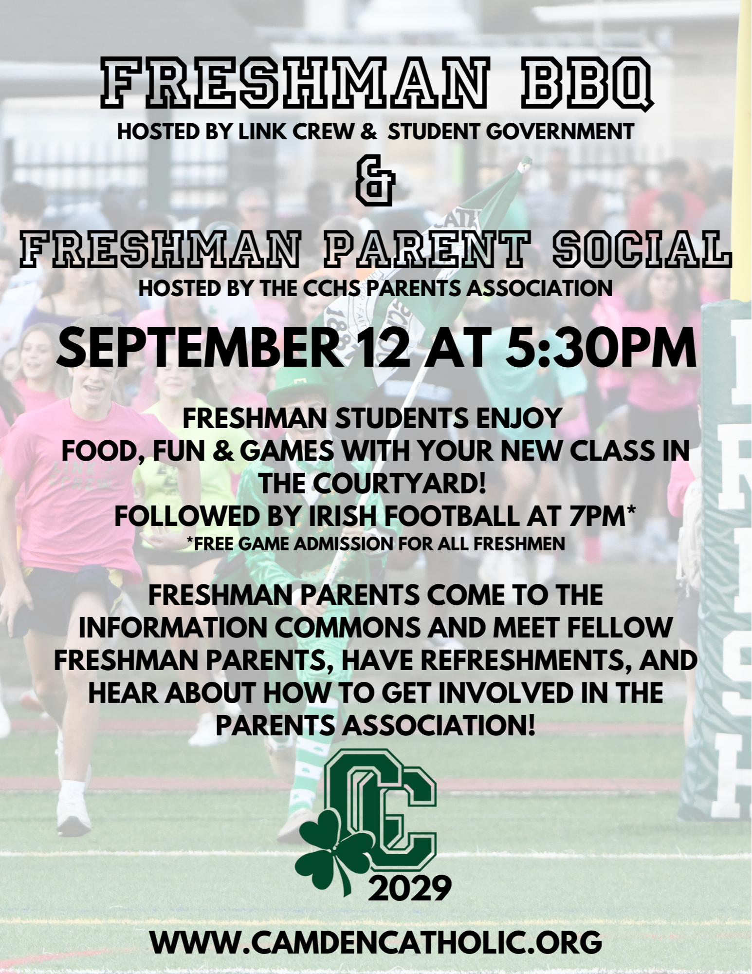 camden catholic freshman parent social