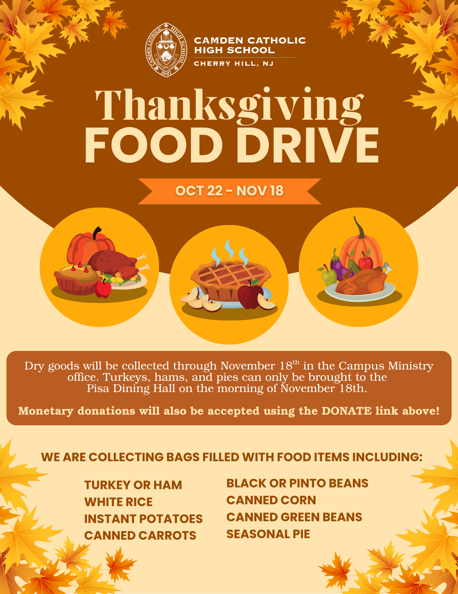 thanksgiving meal drive
