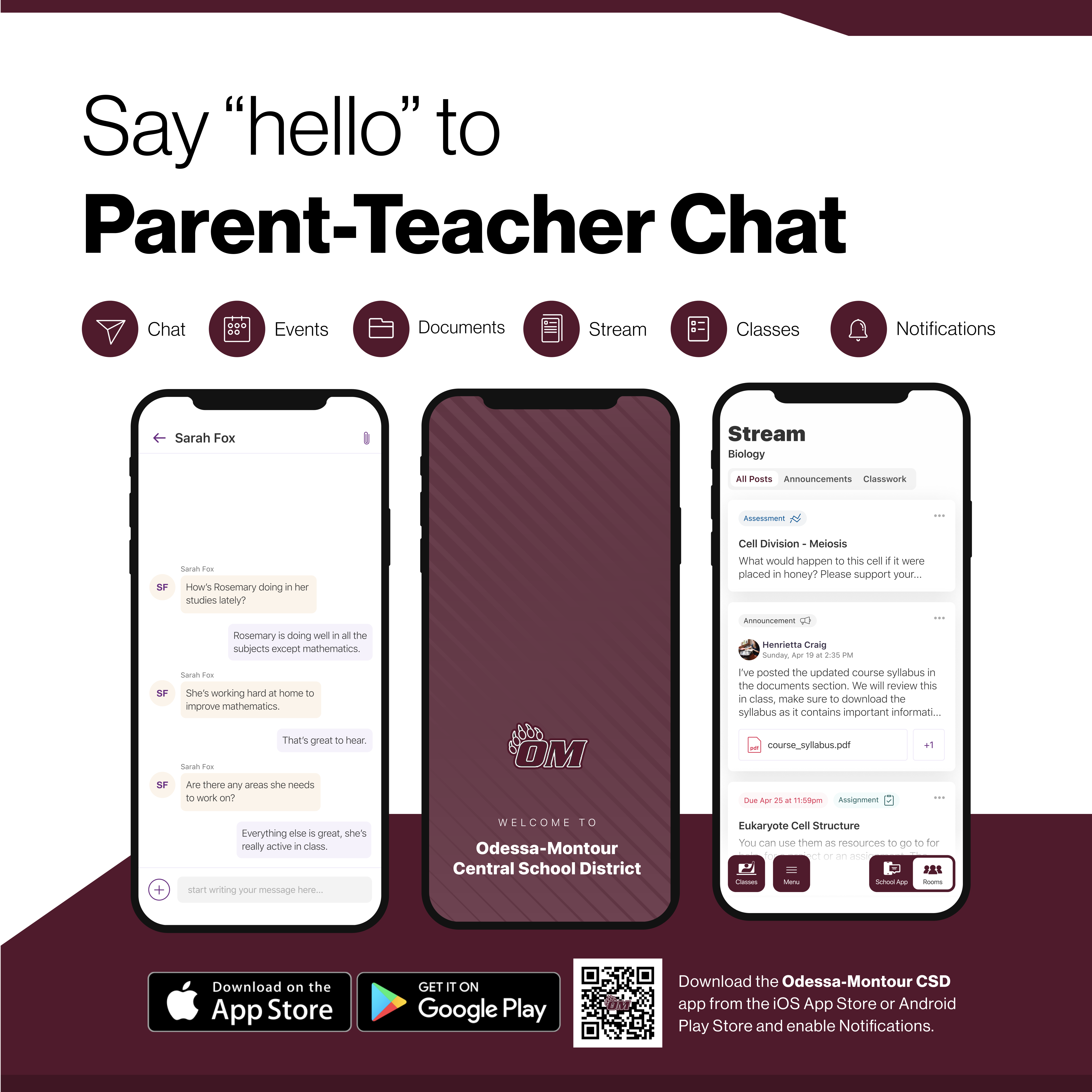 parent-teacher chat