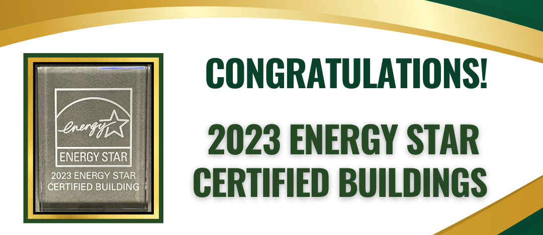 Congratulations! 2023 Energy Star Certified Buildings