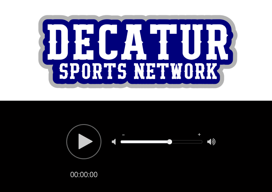 decatur sports network screen with play button