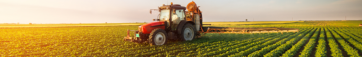 tractor in field