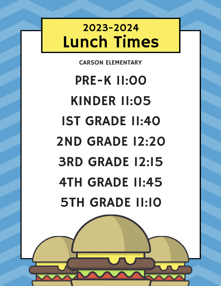 Lunch times