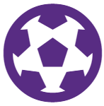 A purple soccer ball icon