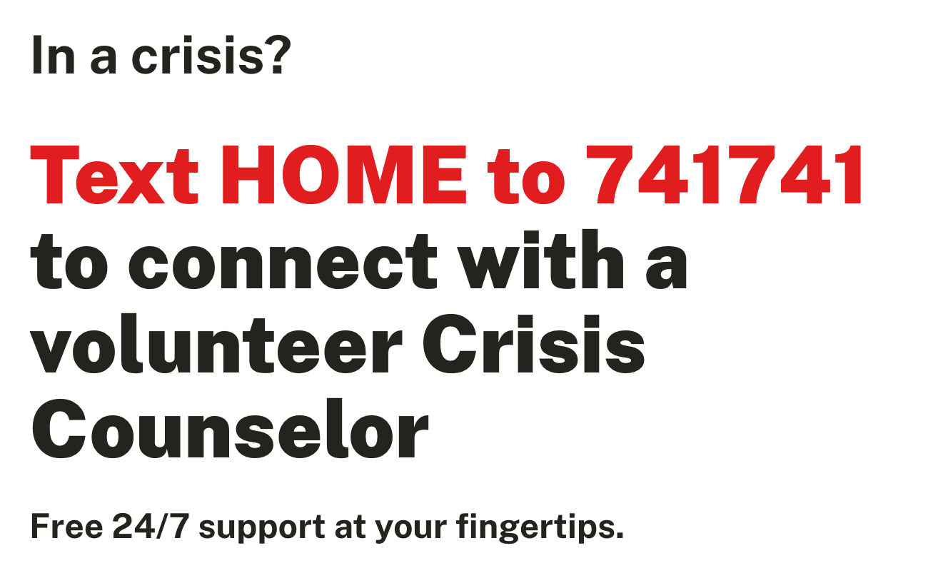 https://www.crisistextline.org/