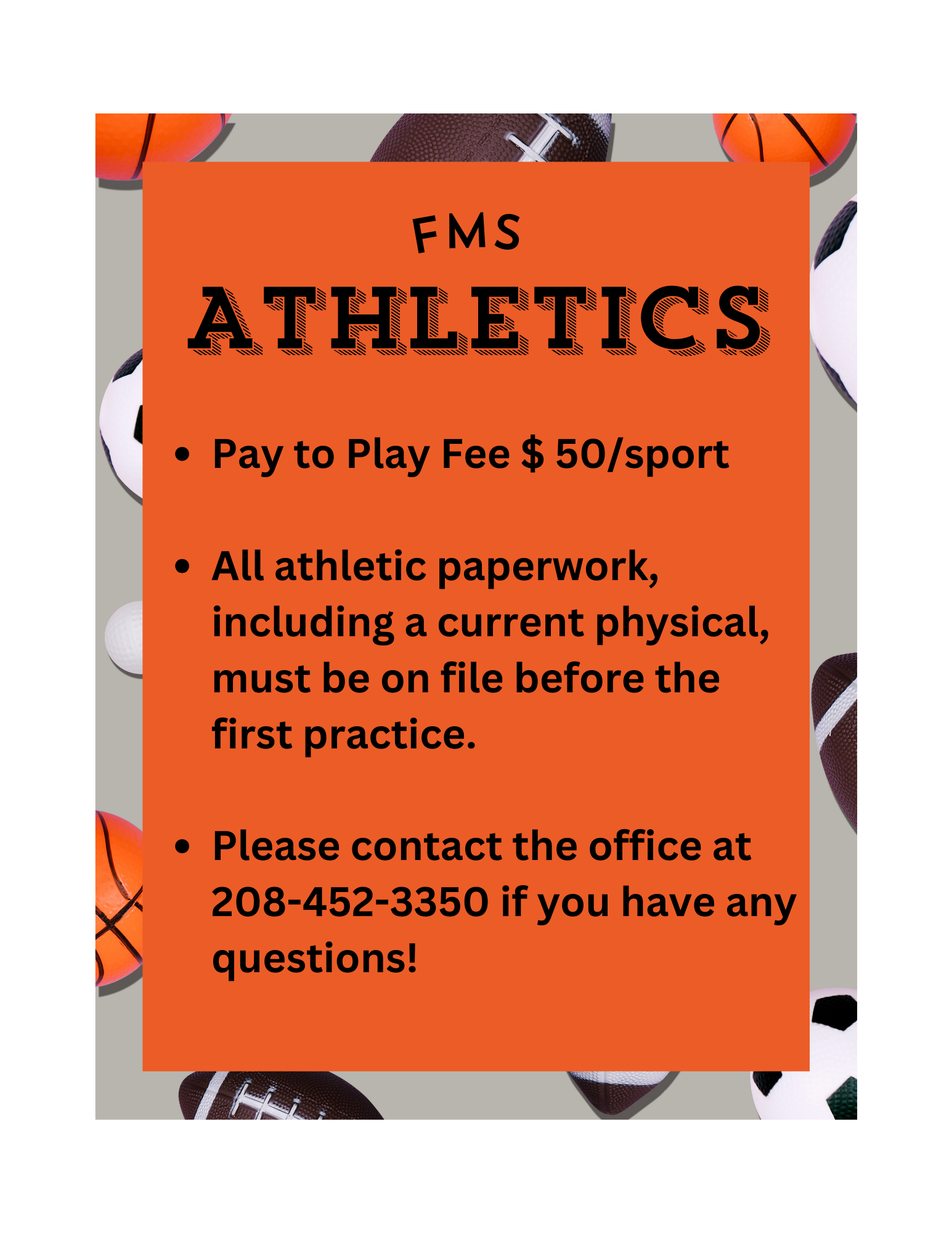 FMS Athletics Info