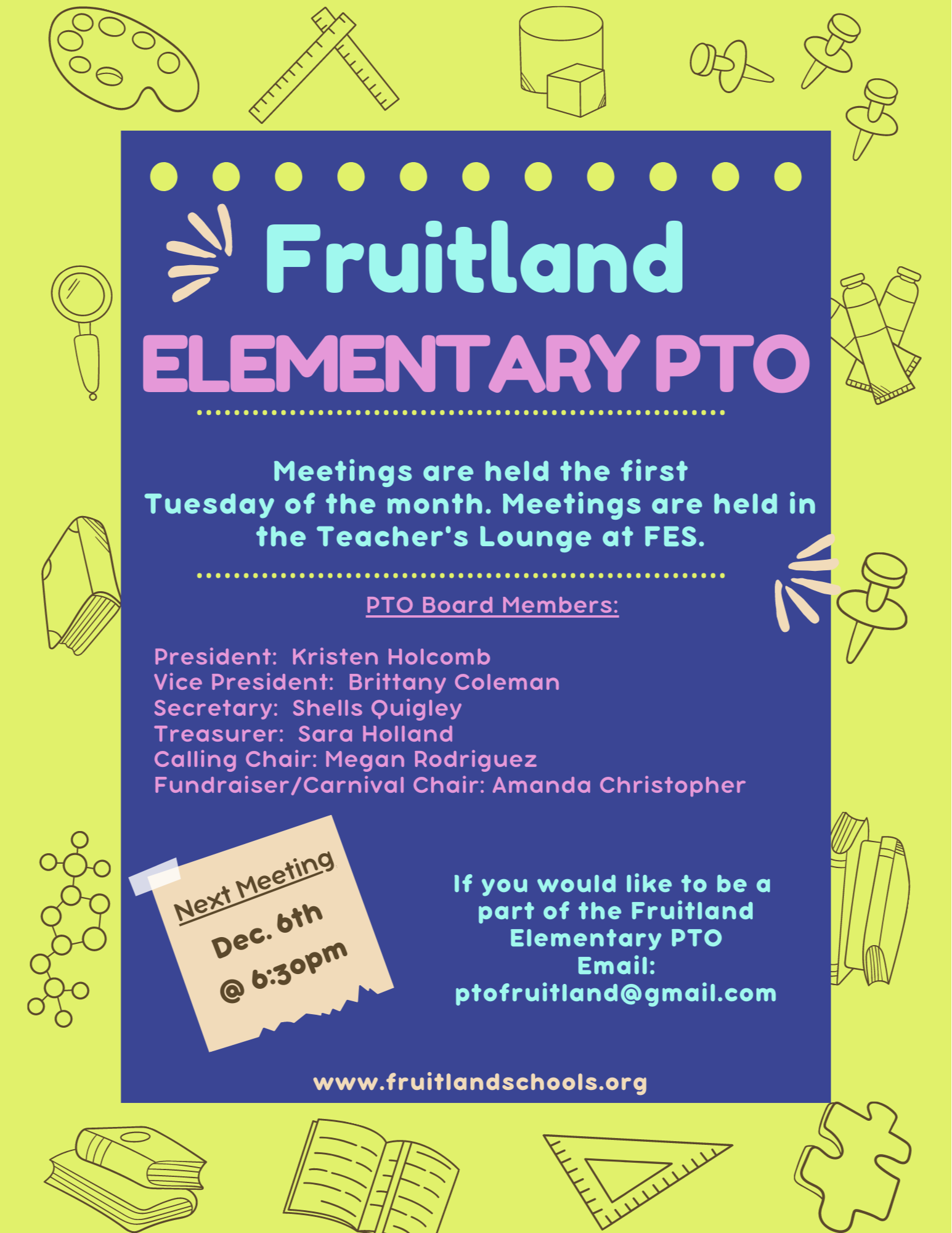 Fruitland PTO