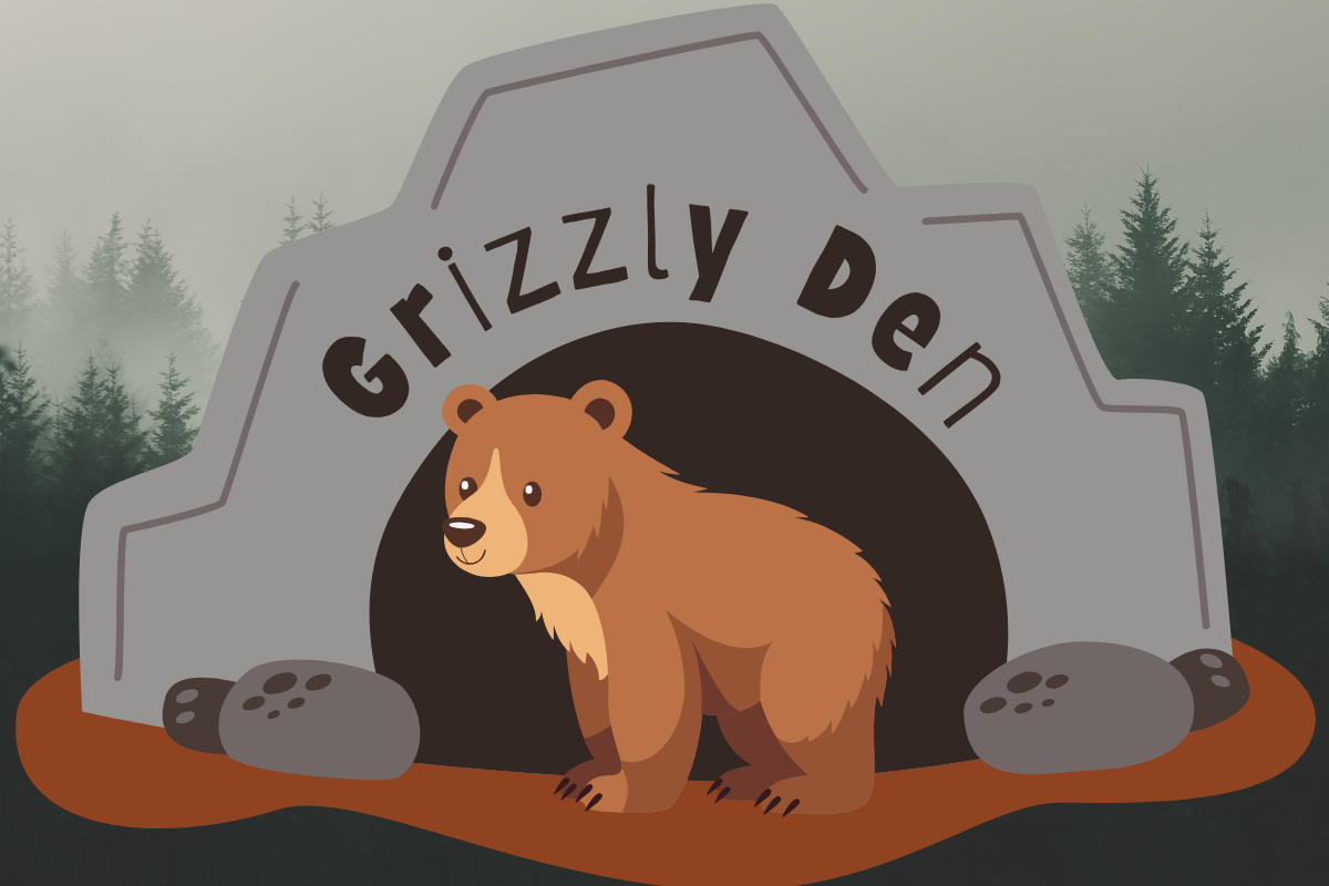 Grizzly den