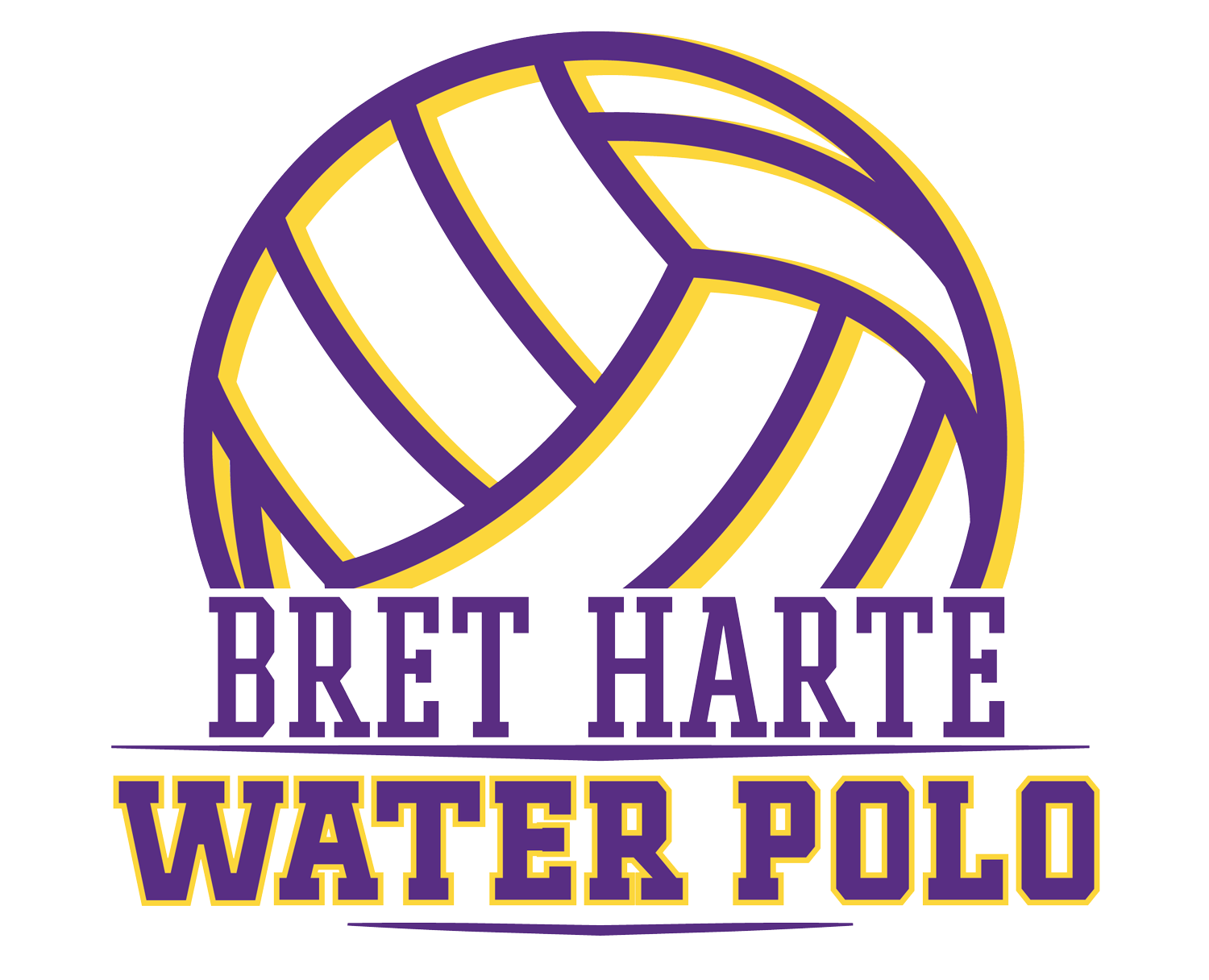 Bret Harte Water Polo logo