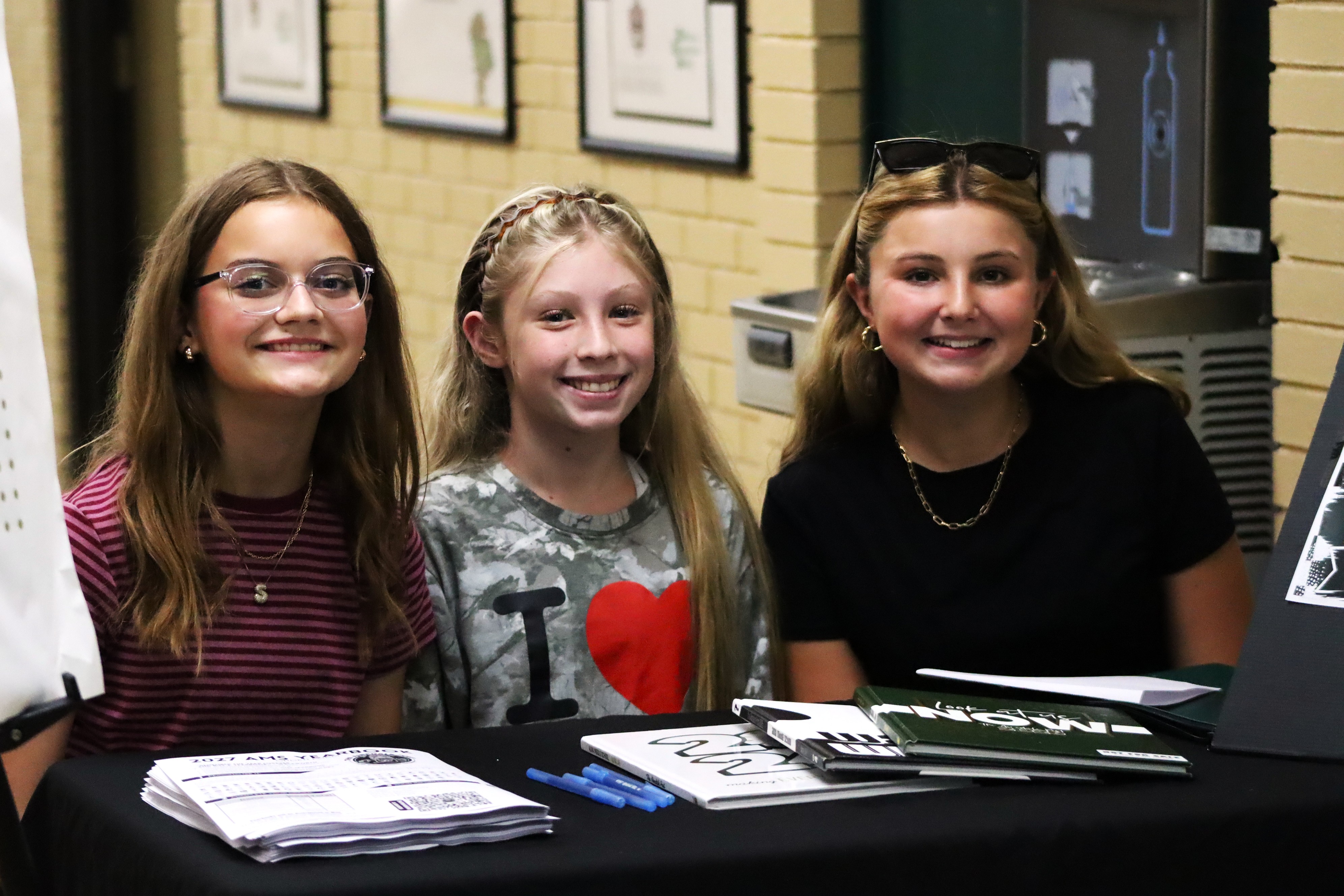 Alma Middle School students at AMS