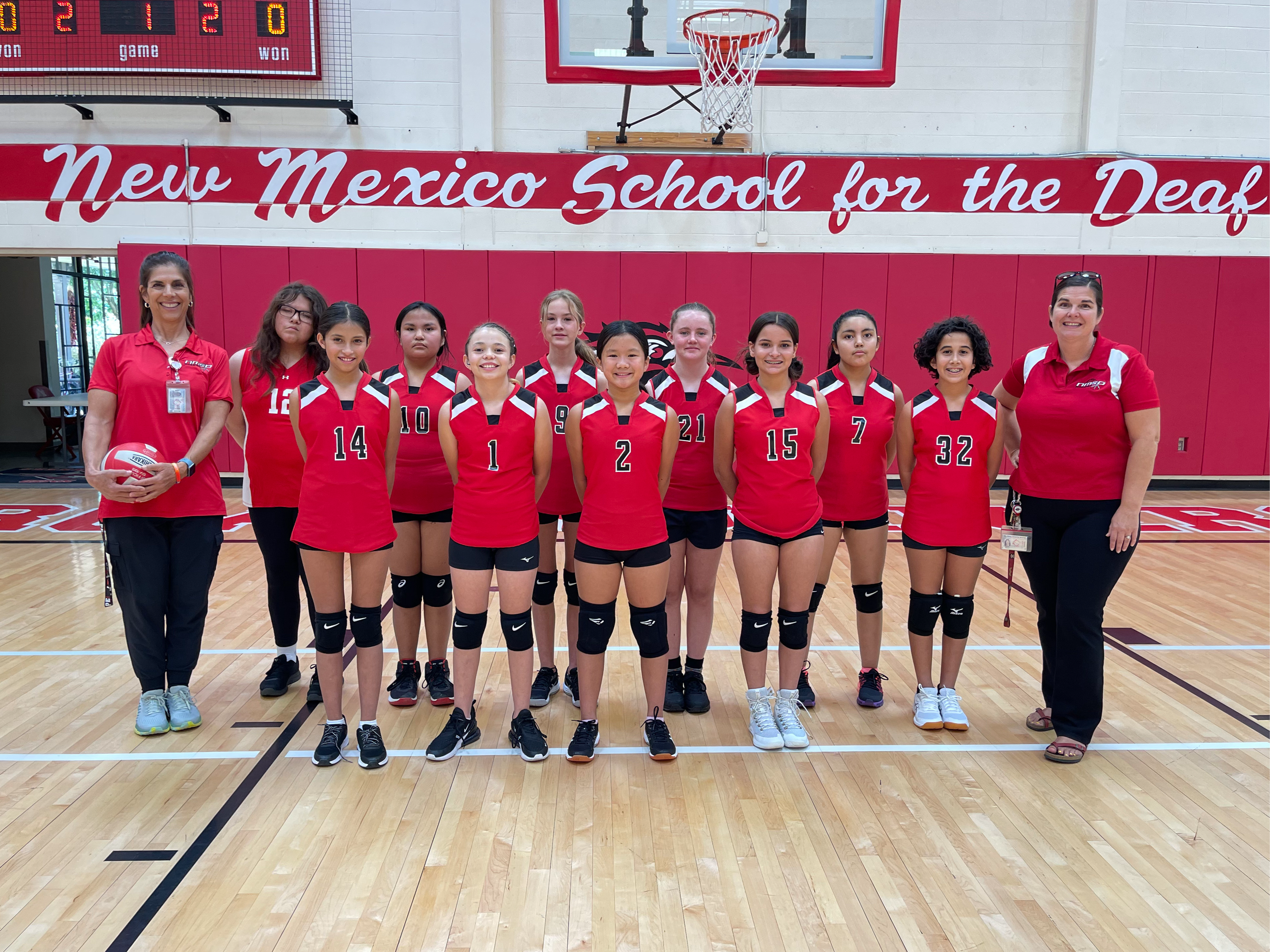 23-24 MS Girls Volleyball Team