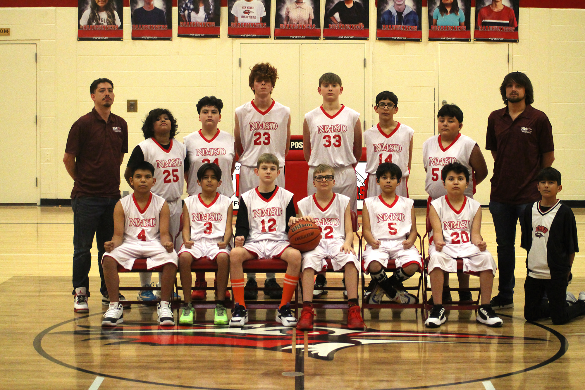 2023-2024 MS Boys Basketball Team