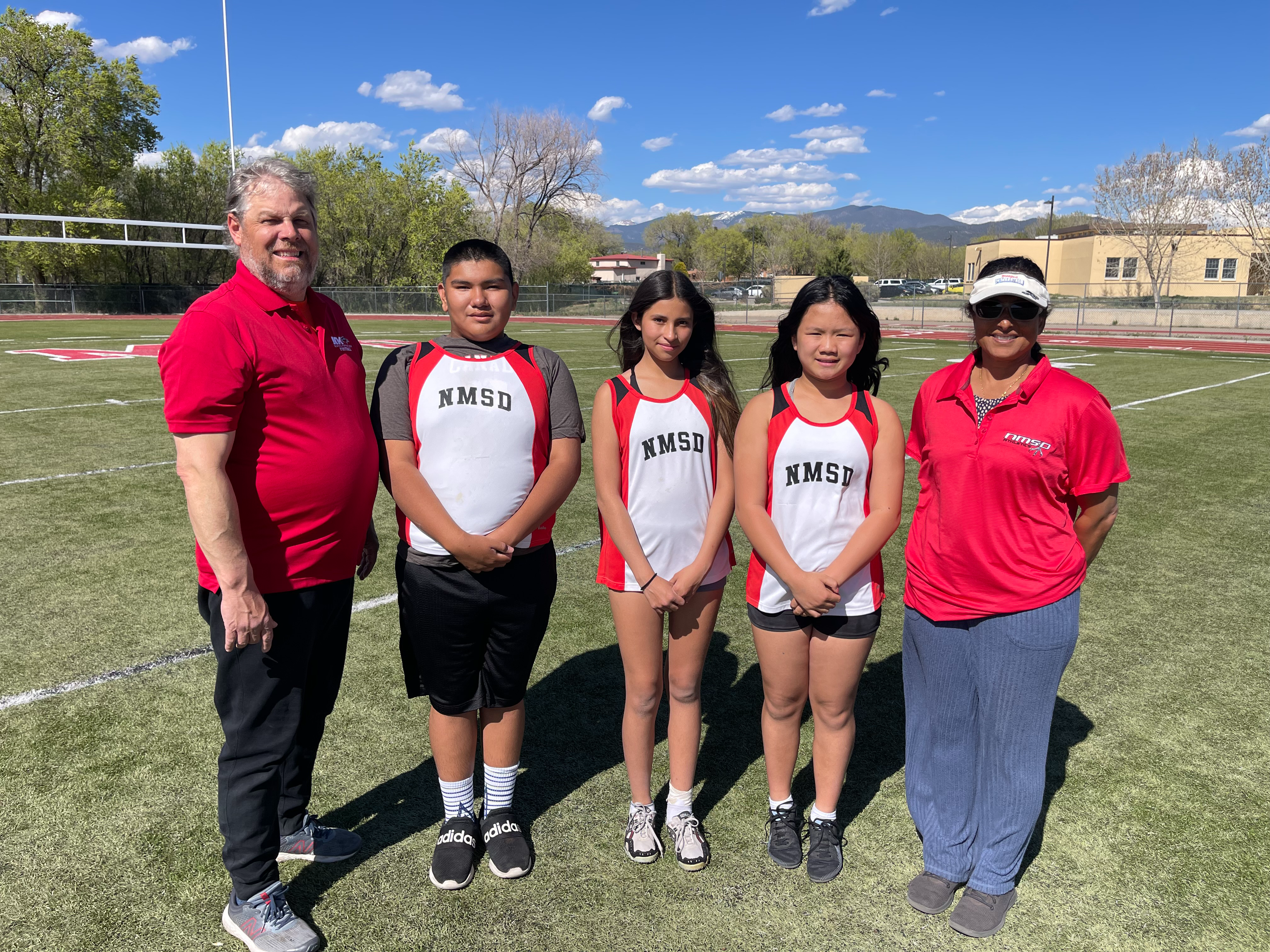 2023-2024 Middle School COED Track & Field Team and coaches