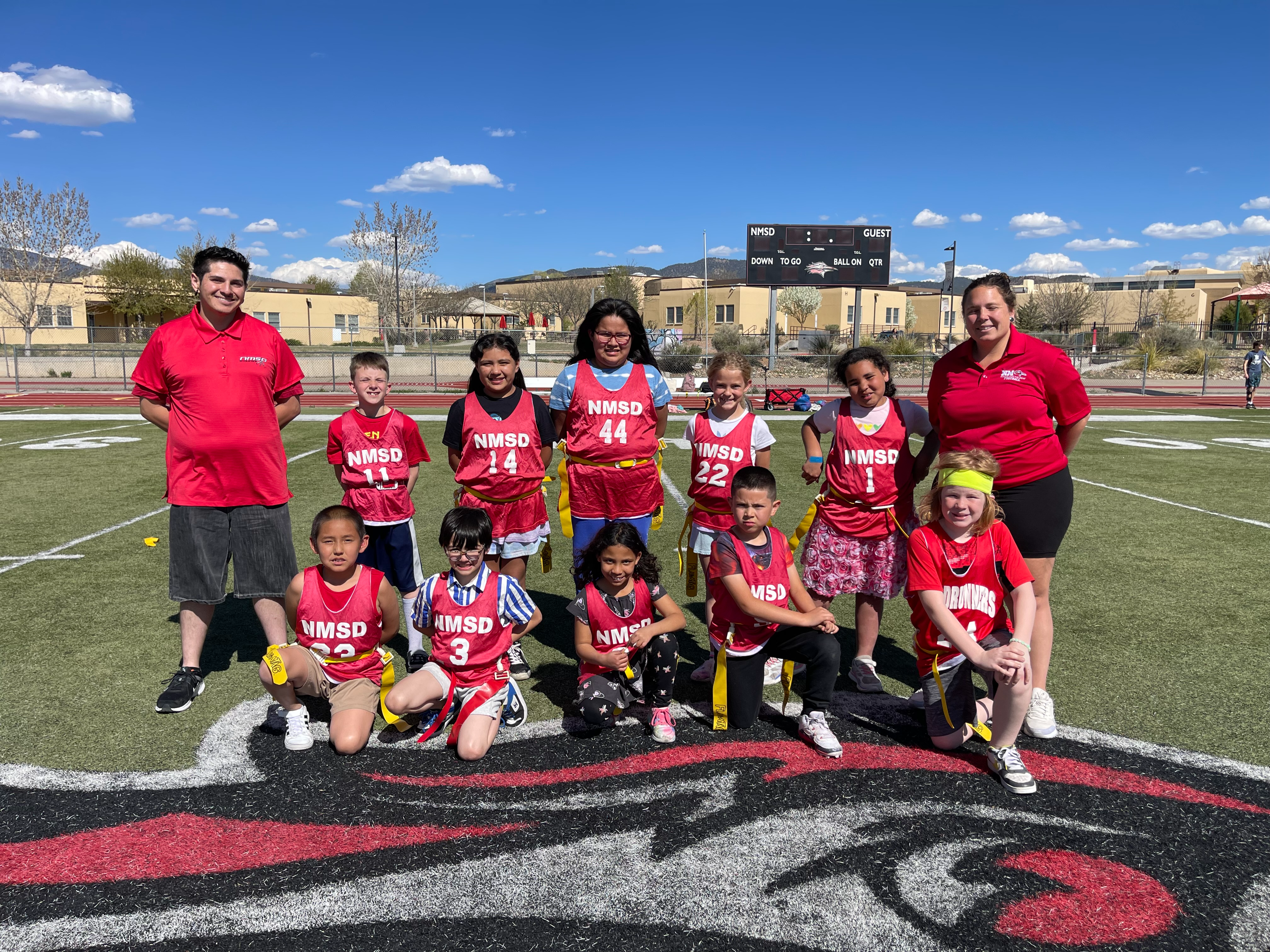 22-23 Flag Football Team and coaches