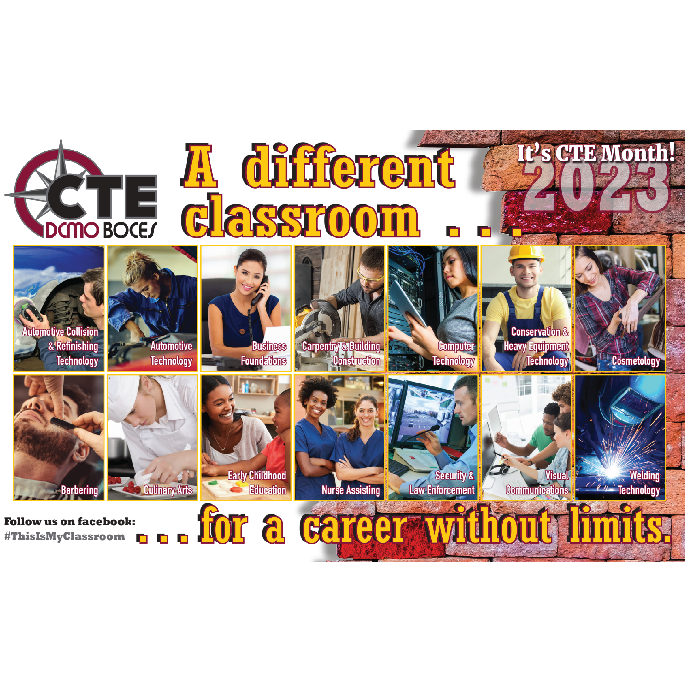DCMO BOCES "This is My Classroom" postcard 2023