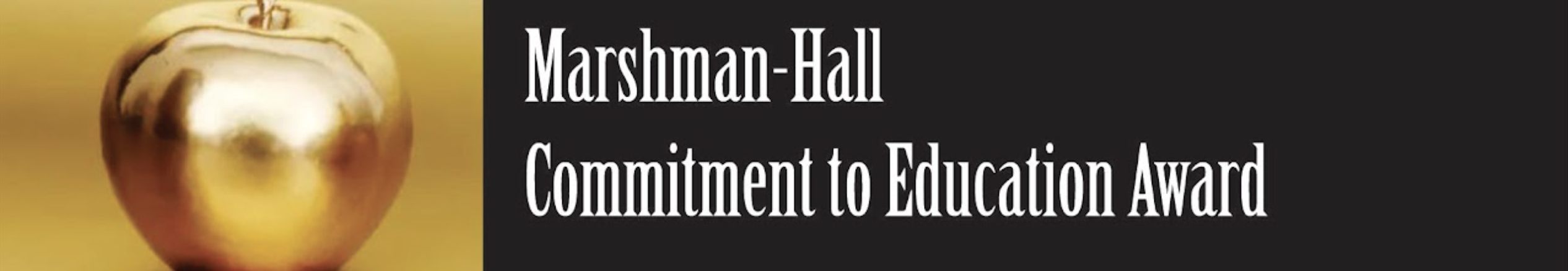 DCMO BOCES Marshmal-Hall Commitment to Education Award  banner graphic