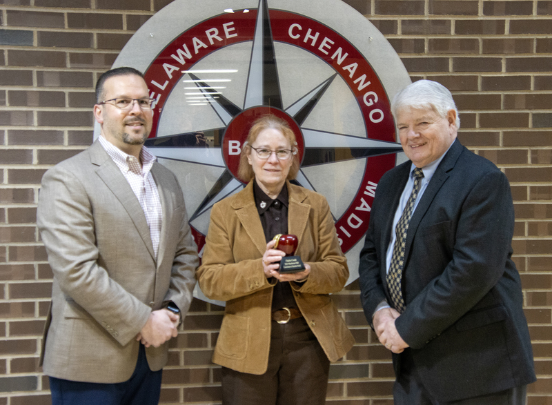 Charles Crumb was  honored as the 2025 DCMO BOCES Marshman-Hall Award  Recipient. 