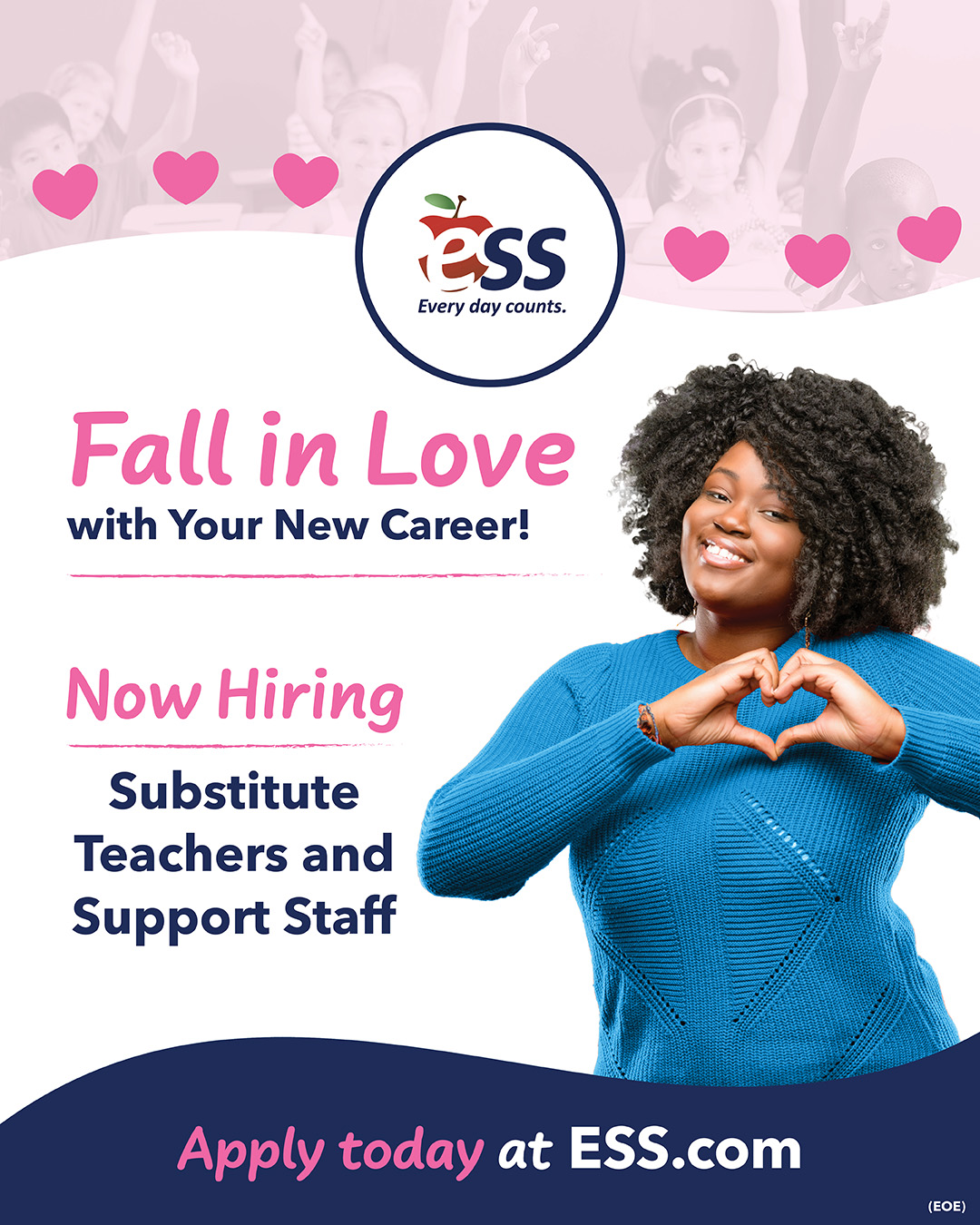 Hiring Substitutes ad Support Staff