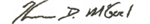 Thomas McGurl's signature