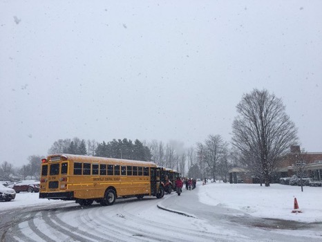 bus snow