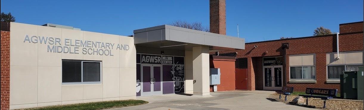 Exterior of AGWSR Elementary and Middle School building