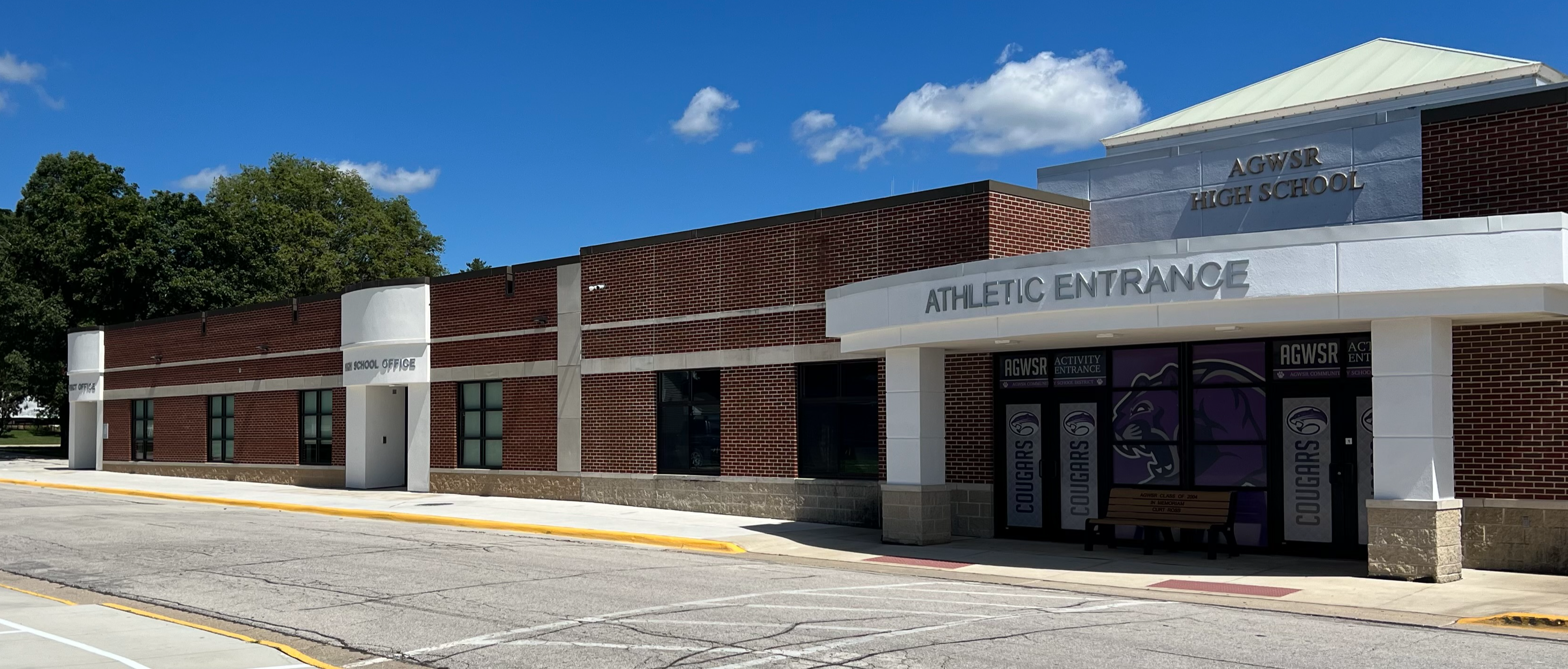 Exterior of AGWS high school