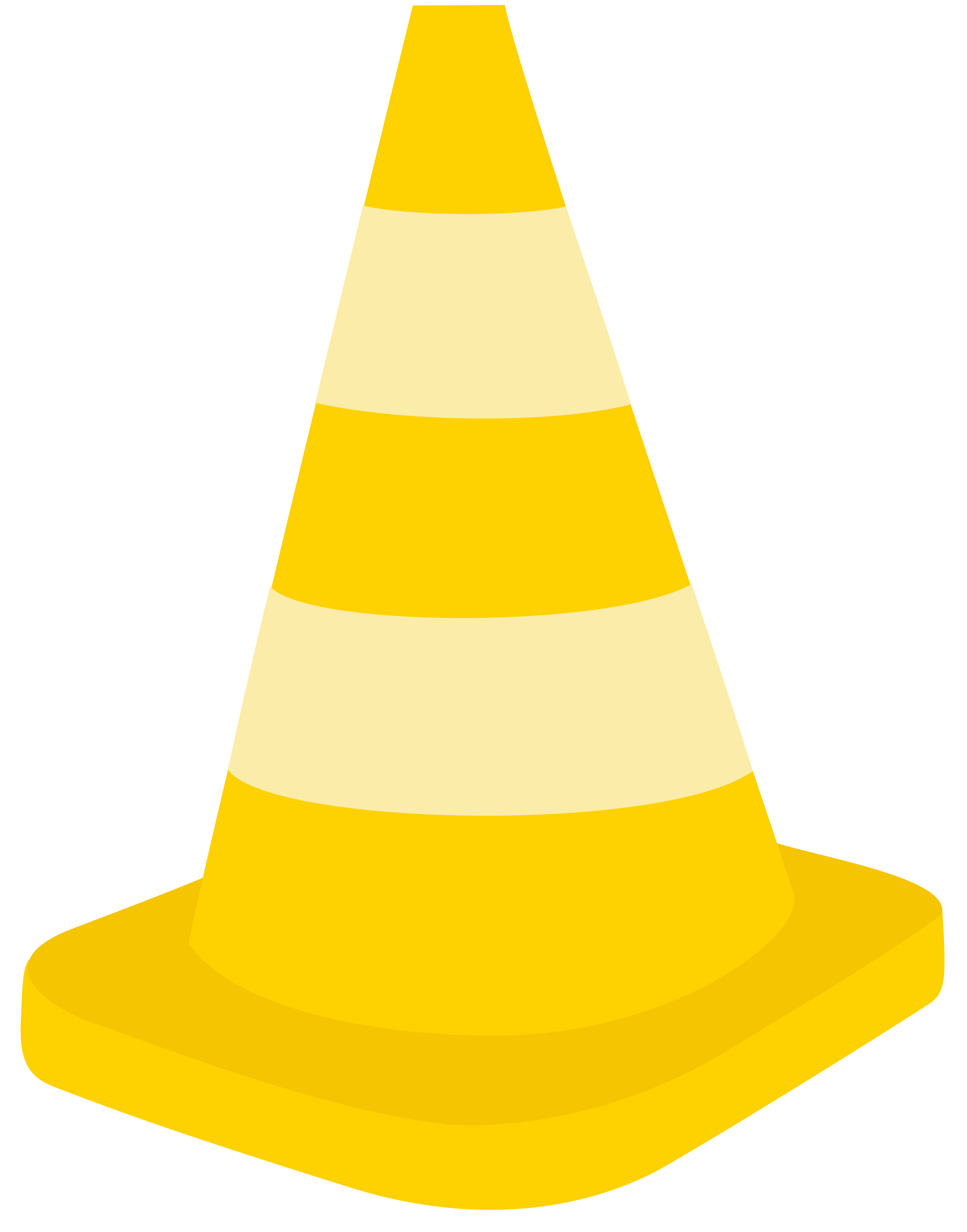 gold cone illustration