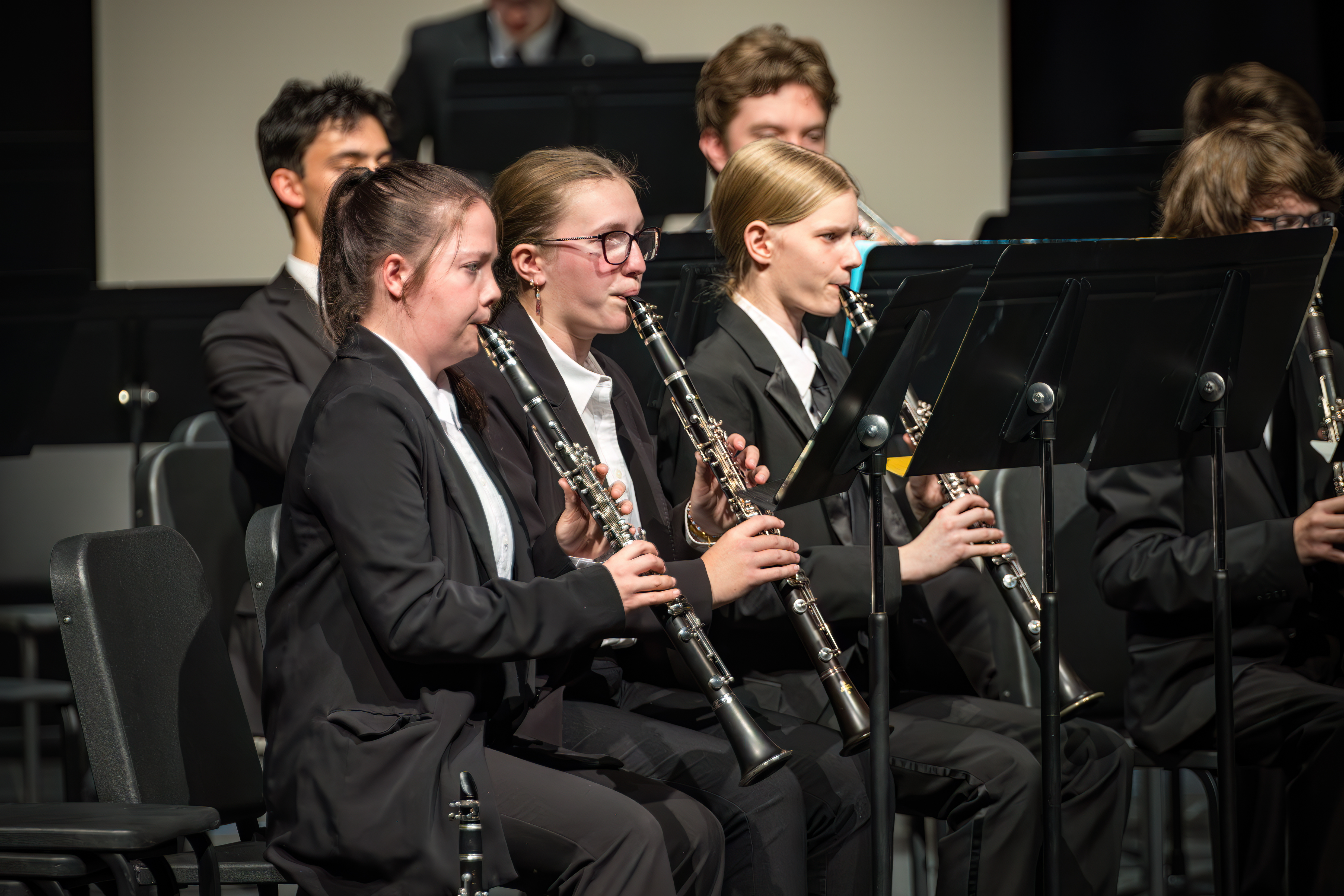 Band students perform