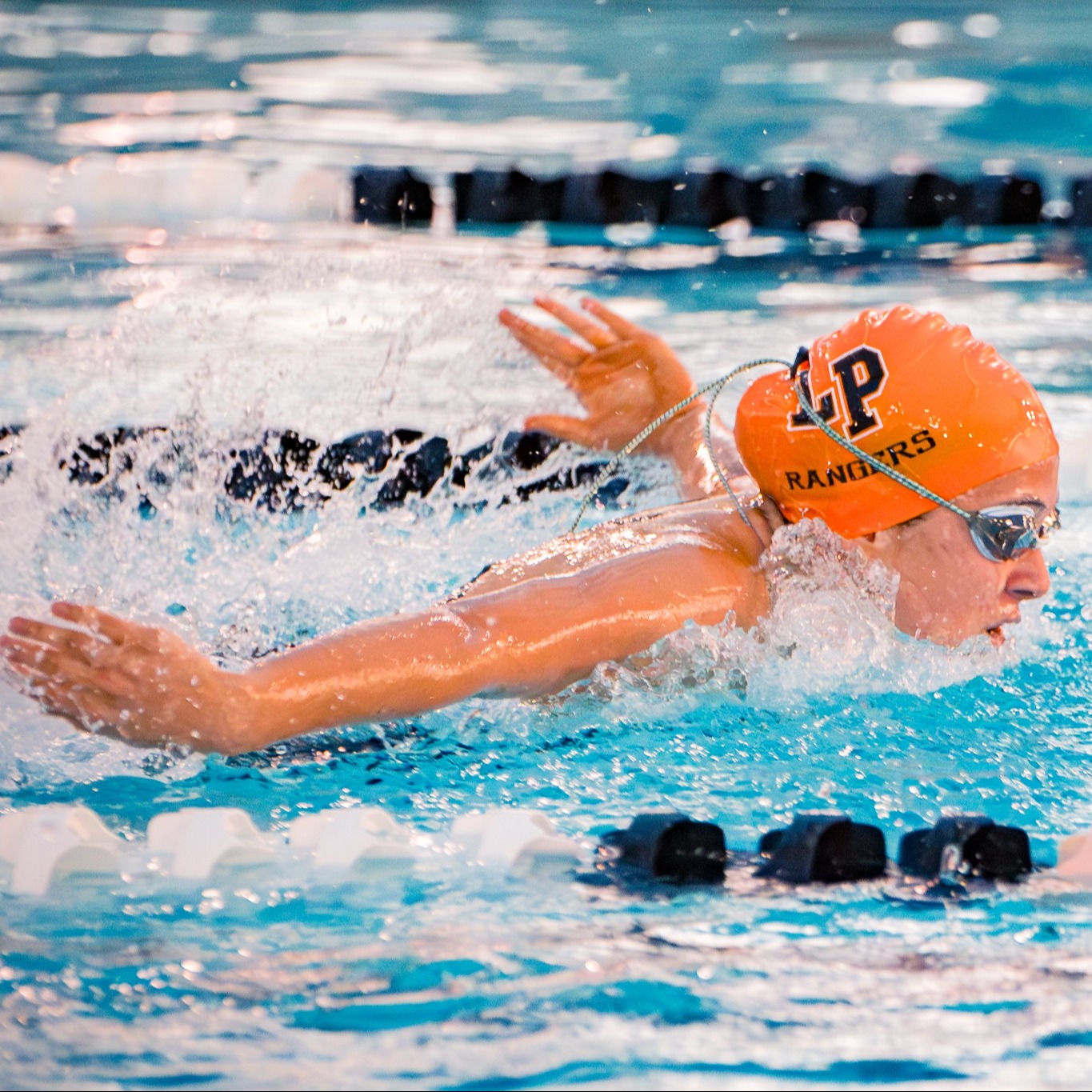 An LP Rangers Women's Swimmer