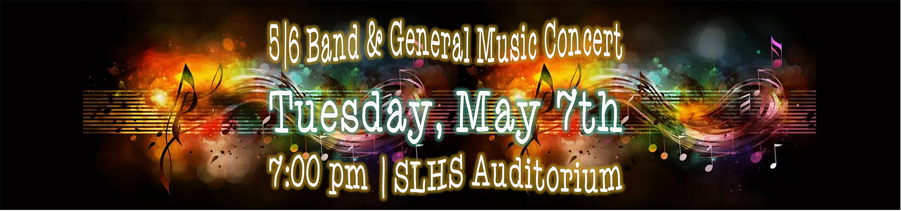 Gr 5-6 Music Concert Rescheduled to May 7, 2024