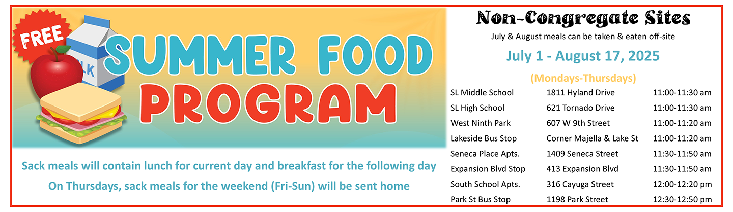 FREE Summer Meal Program