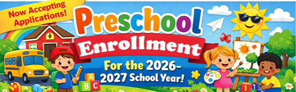 PreK Registration for 2026-2027