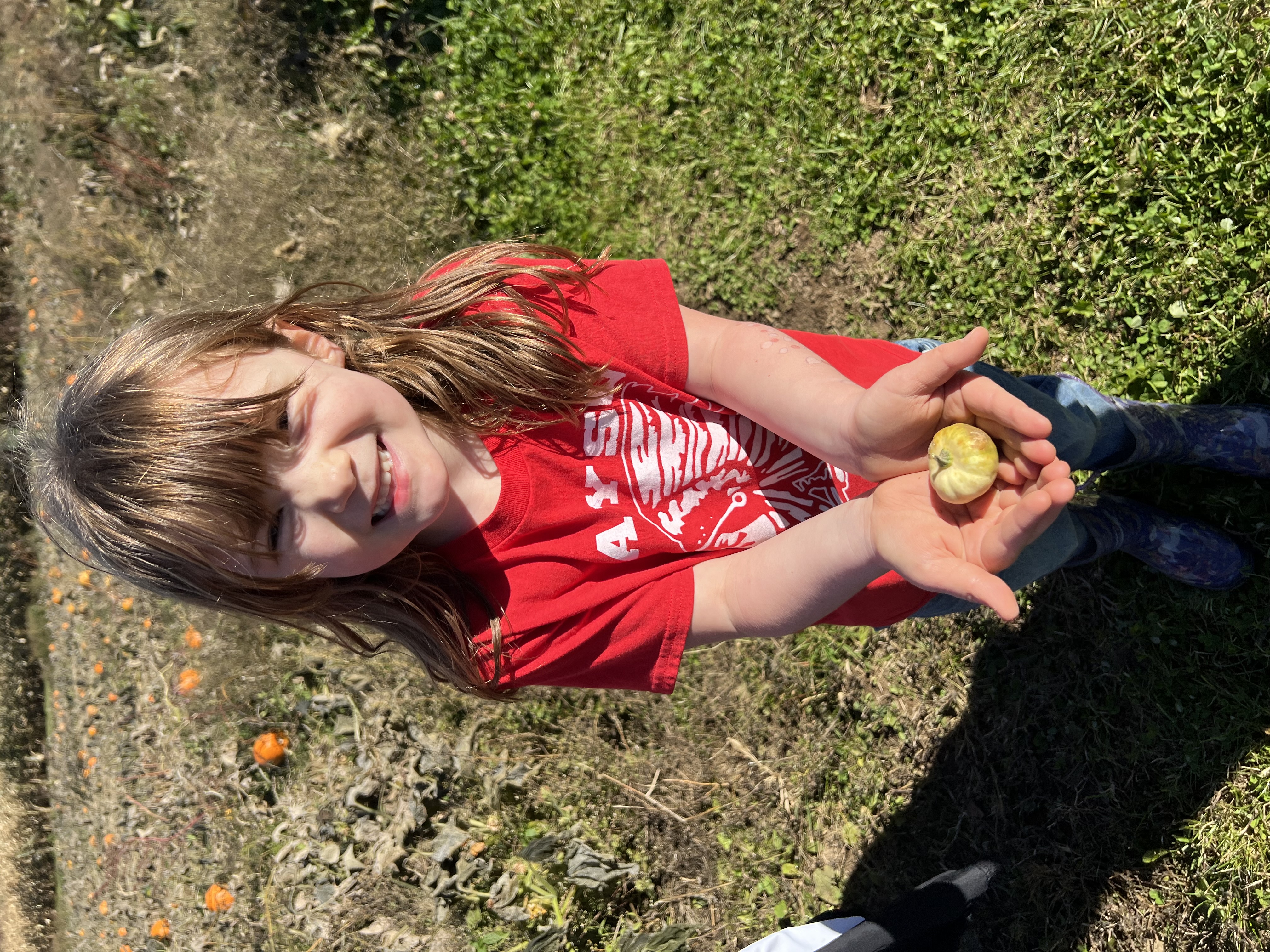 Girl with egg