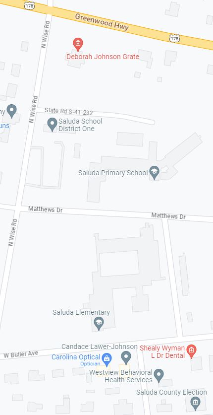 Saluda Primary map image