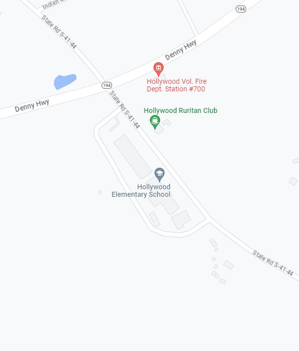 Hollywood map image