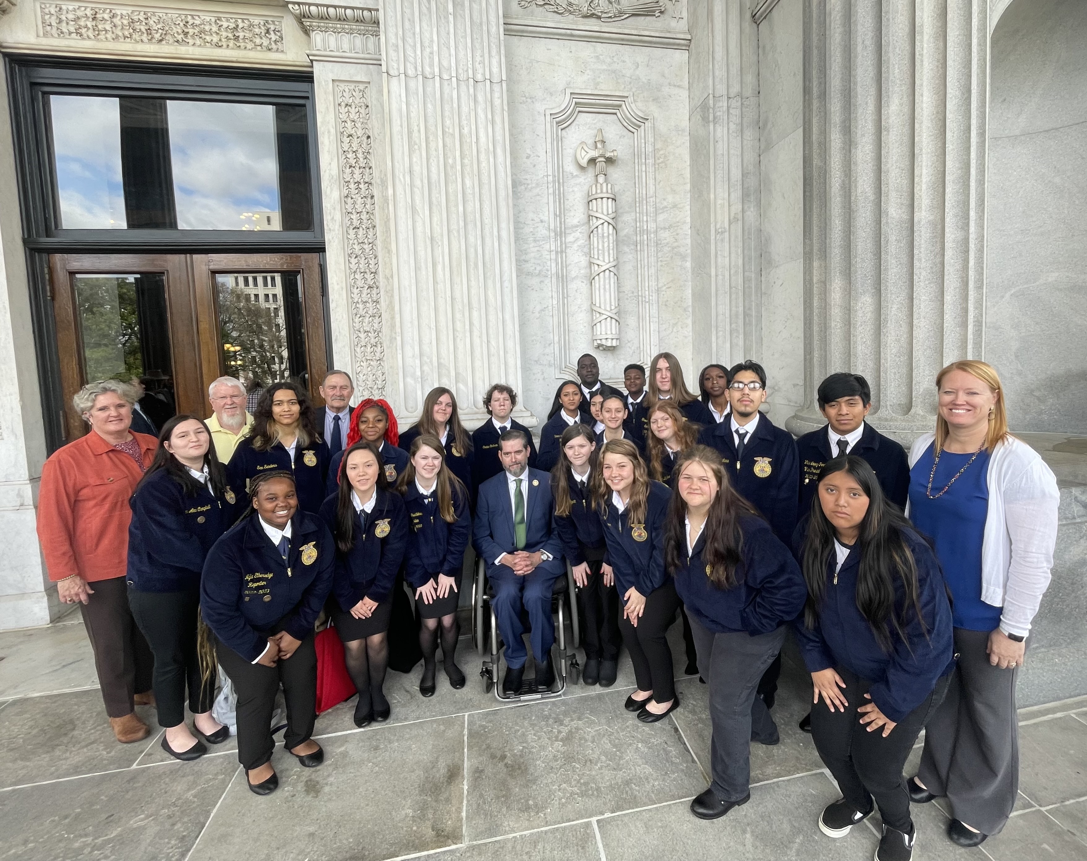 SHS FFA Convention group photo