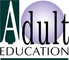 adult education sign