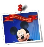 disney interactive typing logo with Mickey Mouse
