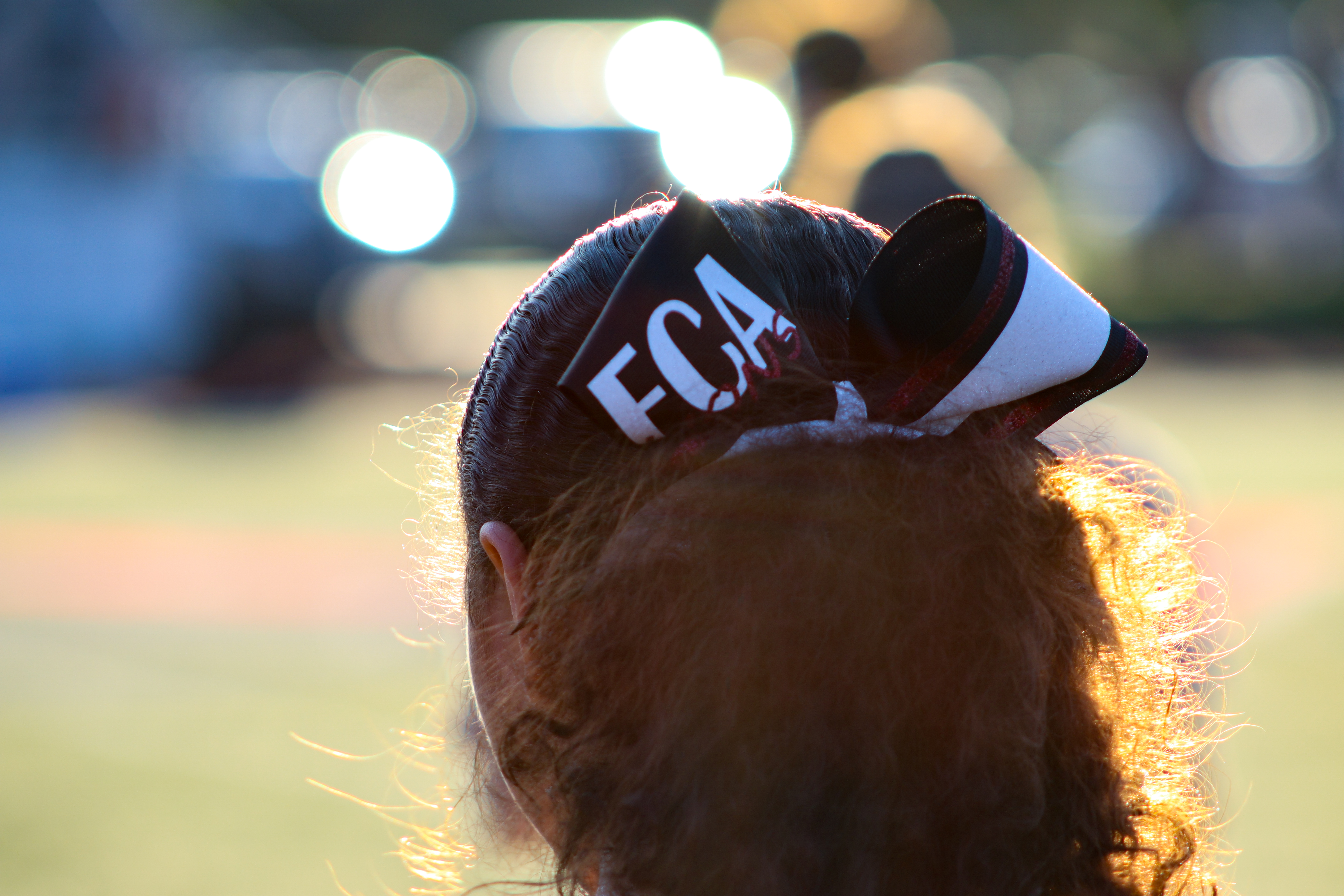 fca cheerleader bow