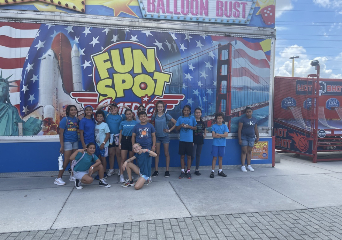 Faith Christian Academy, FL- Summer Camp kids at Fun Spot
